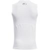 image:imageUnder Armour Boys HeatGear Armour Sleeveless TShirtWhite 100Black