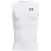 image:imageUnder Armour Boys HeatGear Armour Sleeveless TShirtWhite 100Black
