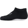 image:imageUnder Armour Boys Youth Essential No Show Socks 6Pairs001 Black  Black  Castlerock