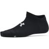 image:imageUnder Armour Boys Youth Essential No Show Socks 6Pairs004 Black  Black  Halo Gray