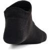 image:imageUnder Armour Boys Youth Essential No Show Socks 6Pairs005 Black  Black  Mod Gray