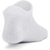 image:imageUnder Armour Boys Youth Essential No Show Socks 6Pairs100 White  White  Halo Gray