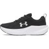 image:imageUnder Armour Girls Grade School Charged Assert 11 Running Shoes001 BlackBlackMetallic Silver