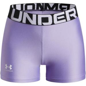 image:imageUnder Armour Girls HeatGear Shorty538 Transparent   White