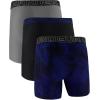 image:imageUnder Armour Mens Performance Tech Boxerjock Brief Underwear 6 Inseam AllDay Comfort amp UltraSoft 3PackGravel Gray Print
