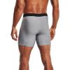 image:imageUnder Armour Mens Performance Tech Boxerjock Brief Underwear 6 Inseam AllDay Comfort amp UltraSoft 3PackMod Gray 011Jet Gray