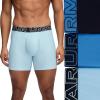 image:imageUnder Armour Mens Performance Tech Boxerjock Brief Underwear 6 Inseam AllDay Comfort amp UltraSoft 3PackStream Blue Solid