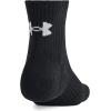 image:imageUnder Armour UnisexAdult Training Cotton Quarter Socks Multipairs001 Black  Black  White