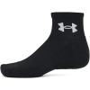 image:imageUnder Armour UnisexAdult Training Cotton Quarter Socks Multipairs002 Black  Black  White
