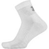 image:imageUnder Armour UnisexAdult Training Cotton Quarter Socks MultipairsWhite 3pairs