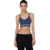 image:imageUnder Armour Womens Seamless Low Long Bra044 Downpour Gray   White