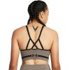 image:imageUnder Armour Womens Seamless Low Long Bra200 Taupe Dusk   Black