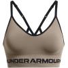 image:imageUnder Armour Womens Seamless Low Long Bra200 Taupe Dusk   Black
