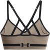 image:imageUnder Armour Womens Seamless Low Long Bra200 Taupe Dusk   Black