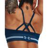 image:imageUnder Armour Womens Seamless Low Long Bra426 Varsity Blue  Varsity Blue  Blizzard