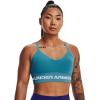 image:imageUnder Armour Womens Seamless Low Long Bra433 Glacier Blue   White