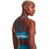 image:imageUnder Armour Womens Seamless Low Long Bra433 Glacier Blue   White
