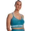 image:imageUnder Armour Womens Seamless Low Long Bra433 Glacier Blue   White