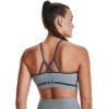 image:imageUnder Armour Womens Seamless Low Long Bra465 Harbor Blue   Gravel