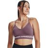 image:imageUnder Armour Womens Seamless Low Long Bra500 Misty Purple   White