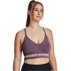 image:imageUnder Armour Womens Seamless Low Long Bra500 Misty Purple   White