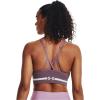 image:imageUnder Armour Womens Seamless Low Long Bra500 Misty Purple   White