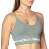 image:imageUnder Armour Womens Seamless Low Long Bra504 Grove Green   White