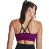 image:imageUnder Armour Womens Seamless Low Long Bra573 Mystic Magenta  Black  Black