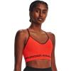 image:imageUnder Armour Womens Seamless Low Long Bra810 Bolt Red  Chestnut Red  Chestnut Red