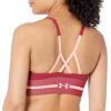 image:imageUnder Armour Womens Seamless Low Long BraBlack Rose 664Pink Sands