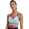 image:imageUnder Armour Womens Seamless Low Long BraBreaker Blue 478White