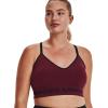 image:imageUnder Armour Womens Seamless Low Long BraLeague Red 626Black