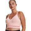 image:imageUnder Armour Womens Seamless Low Long BraMicro Pink 685Pink Clay
