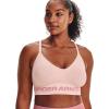 image:imageUnder Armour Womens Seamless Low Long BraMicro Pink 685Pink Clay