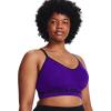 image:imageUnder Armour Womens Seamless Low Long BraPurple Zest 754Black