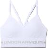 image:imageUnder Armour Womens Seamless Low Long BraWhite 100Halo Gray