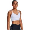 image:imageUnder Armour Womens Seamless Low Long BraWhite 100Halo Gray