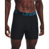 image:imageUnder Armour Mens Performance Tech Boxerjock Brief Underwear 6 Inseam AllDay Comfort amp UltraSoft 3Pack006 Black   Static Blue