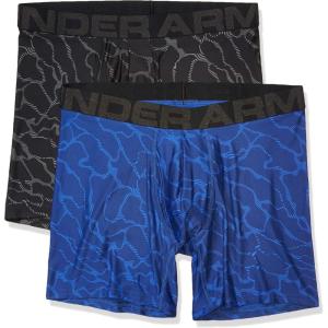 image:imageUnder Armour Mens Performance Tech Boxerjock Brief Underwear 6 Inseam AllDay Comfort amp UltraSoft 3PackBlack 002American Blue
