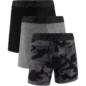 image:imageUnder Armour Mens Performance Tech Boxerjock Brief Underwear 6 Inseam AllDay Comfort amp UltraSoft 3PackBlack Neo Camo Print