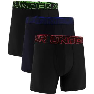 image:imageUnder Armour Mens Performance Tech Boxerjock Brief Underwear 6 Inseam AllDay Comfort amp UltraSoft 3PackBlackLava Solid