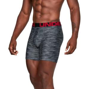 image:imageUnder Armour Mens Performance Tech Boxerjock Brief Underwear 6 Inseam AllDay Comfort amp UltraSoft 3PackSteel 035Pitch Gray