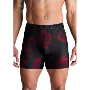image:imageUnder Armour Mens Performance Tech Mesh Graphic 6 Boxer BriefsBlackRed
