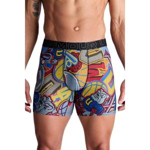 image:imageUnder Armour Mens Performance Tech Mesh Graphic 6 Boxer BriefsTech Blue