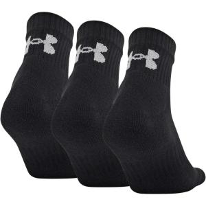 image:imageUnder Armour UnisexAdult Training Cotton Quarter Socks MultipairsBlack 3pairs
