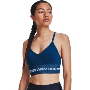 image:imageUnder Armour Womens Seamless Low Long Bra426 Varsity Blue  Varsity Blue  Blizzard