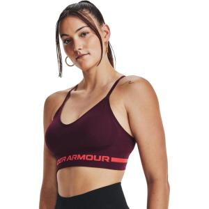 image:imageUnder Armour Womens Seamless Low Long Bra600 Dark Maroon  Dark Maroon  Beta