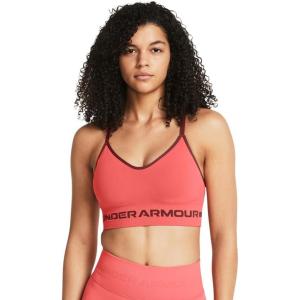 image:imageUnder Armour Womens Seamless Low Long Bra811 Coho   Cinna Red