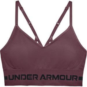 image:imageUnder Armour Womens Seamless Low Long BraAsh Plum 554Black
