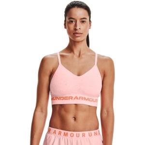 image:imageUnder Armour Womens Seamless Low Long BraBeta Tint 659Blaze Orange